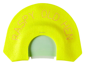 HS Strut Raspy Old Hen Diaphragm Call Turkey Yellow Latex