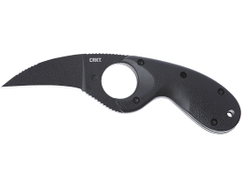 CRKT Bear Claw 2.39 Inch Hawkbill Blade Black Textured Handle AUS-8A