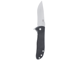 CRKT Drifter EDC Folding Knife 2.88 Inch Drop Point (Stonewashed D2 Steel, Black G10)