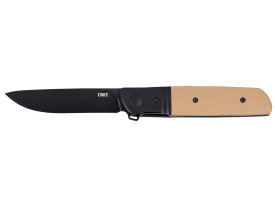 CRKT Bamboozled 3.34 Inch Folding Tanto D2 Steel Blade (Bronze/Black G10/SS Handle)