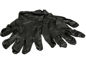 Hunters Specialties Field Dressing Gloves Large 10-Pack Black Short Style