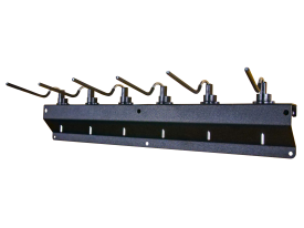 Berrys Gun Safe Pistol Rack Black Holds 6 Pistols