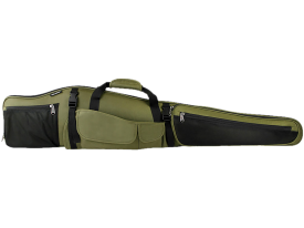 Bulldog Hunter 48 Inch Rifle Case Black/Green Poly Oxford