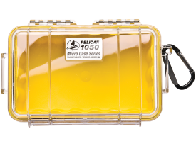 Pelican Micro Case Yellow/Clear Polycarbonate 7.99 Inch