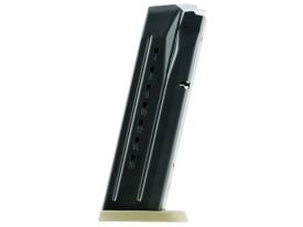 3007345 Smith & Wesson M&P 9mm Magazine - 17 Round (Black Steel w/ FDE Base)
