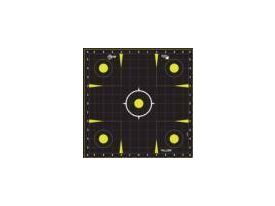 Allen Ez Aim Non Adhesive Splash Target 12 5 Black And Yellow 30 Per Pad 15211 30
