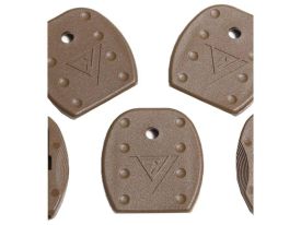 TangoDown Vickers Tactical Magazine Floor Plates - Glock 9mm/40S&W/357SIG/45GAP, Tan, 5-Pack