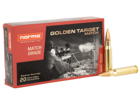 Norma Golden Target Match 308 Win 168 Gr BTHP 20 Rounds (Box)