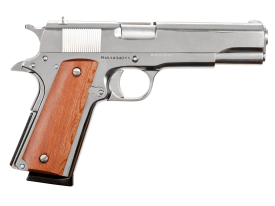 Rock Island GI Standard FS 45 ACP 8+1 Wood/Nickel