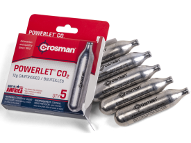 Crosman Powerlet 12g CO2 Cylinders 5-Pack