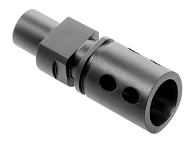 CMMG Flash Hider Black Steel with M12x1 LH Threads for 5.7x28mm FN PS90