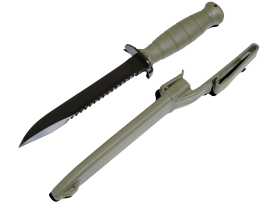 Glock Field Knife with Saw 7-Inch Carbon Steel Blade