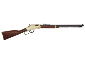 Henry Golden Boy 17 HMR 20" 11+1 Lever Action Rifle (Brass/Walnut Finish)