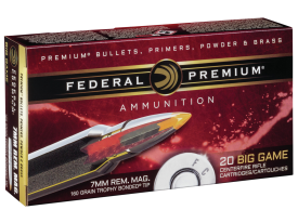 Federal Premium 7mm Rem Mag 160 Gr Trophy Bonded Tip (Box)