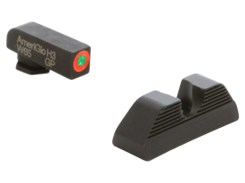 AmeriGlo Protector Sight Set Glock Tritium Green Orange Outline