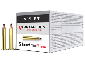 Nosler Varmageddon 22 Hornet 35 Gr Flat Base Tipped (50 Rounds)