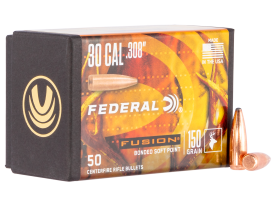 Federal Fusion Component 30 Caliber 150 Gr Fusion Soft Point