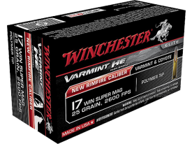 Winchester Varmint He 17 WSM 25 Gr Polymer Tip (Box)