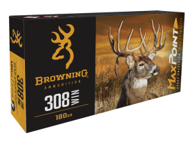 Browning Ammo  Max Point 308 Winchester 168 Gr Max Point (Box)