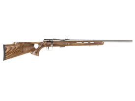 Savage BTVSS Bolt 17 HMR 21" 5+1 Brown/Stainless