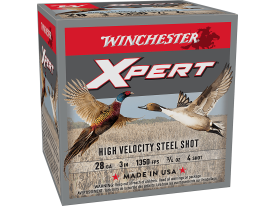 Winchester 28 Gauge 3 3/4 oz 4 Shot 1350 fps (Box)