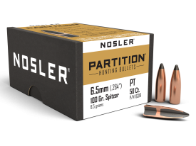 Nosler Partition 6.5mm 100 Gr Partition Spitzer