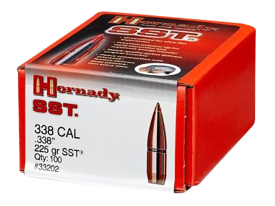 Hornady SST 338 Caliber 225 Gr Super Shock Tip