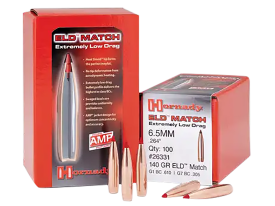 Hornady ELD Match 338 Caliber 285 Gr Extremely Low Drag-Match