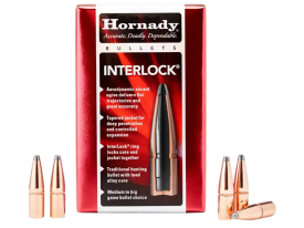 Hornady InterLock 30 Caliber 220 Gr Round Nose