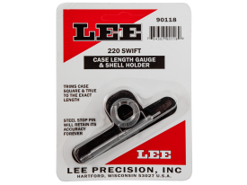 Lee Steel Case Length Gauge 220 Swift 2-Piece Set