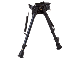 Firefield Black Aluminum Adjustable Bipod with Picatinny Adapter