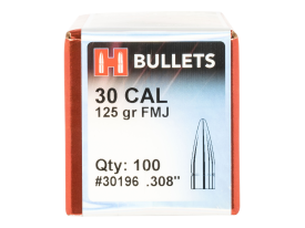 Hornady FMJ 30 Caliber 125 Gr Full Metal Jacket