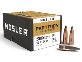Nosler Partition 270 Caliber 130 Gr Partition Spitzer