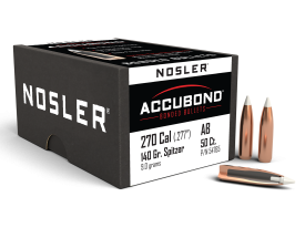 Nosler AccuBond 270 Caliber 140 Gr Spitzer Point