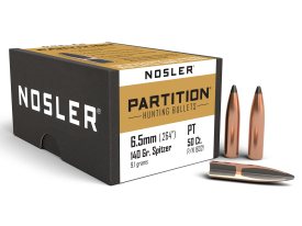 Nosler Partition 6.5mm 140 Gr Spitzer