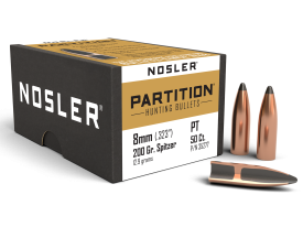 Nosler Partition 8mm 200 Gr Partition Spitzer