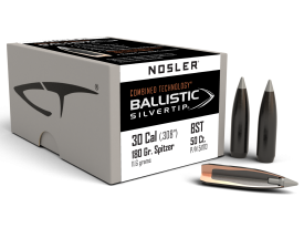 Nosler Ballistic Silvertip 30 Caliber 180 Gr Spitzer Point