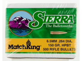 Sierra Bullets MatchKing 6.5mm 150 Gr Hollow Point Boat Tail