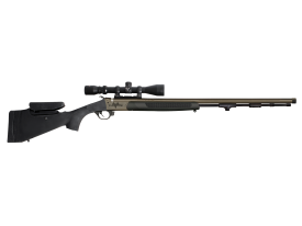 Traditions - R53-74660450 - Pursuit XT Pro 50 Cal 26 Break Open 1rd Tungsten Black Rifle