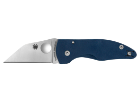 Spyderco® - C264GPCBL - MicroJimbo 2.45" Folding Wharncliffe Plain Blue Knife