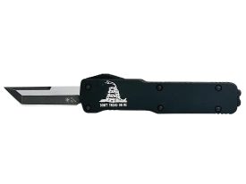 Templar Knife® - CADTOM221 - Premium 1.85" OTF Tanto Plain Black Knife