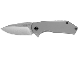 Kershaw® - 1375 - Valve™ 2.25" Folding Drop Point Plain Silver Knife