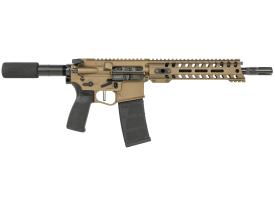 Patriot Ordnance Factory® - 01793 - Renegade+ 5.56 NATO 10.5" Semi Auto 30+1 Bronze/Black Pistol
