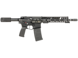 Patriot Ordnance Factory - 01796 - Renegade+ 10.5 300 Blackout 30+1 Black Anodized AR Pistol