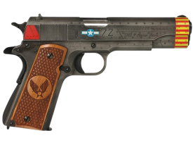 Auto-Ordnance - 1911BKOC18 - 1911 Red Tails 45 ACP 5 Semi Auto 7+1 Savage Cerakote Pistol