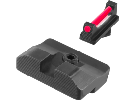 TruGlo Fiber-Optic Pro Red Front Black Rear for CZ SP