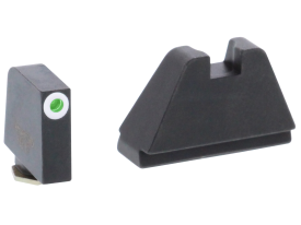 AmeriGlo Optic Compatible Sight Set Glock 5XL Green Tritium