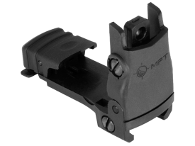 Mission First Tactical Flip Up Rear Sight Black AR-15 Polymer