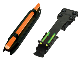 HiViz C-Series Magnetic Turkey Deer Sight Black Fiber Optic Set