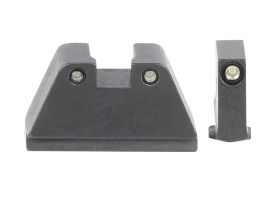 AmeriGlo Optic-Compatible Glock Sight Set Tritium Green